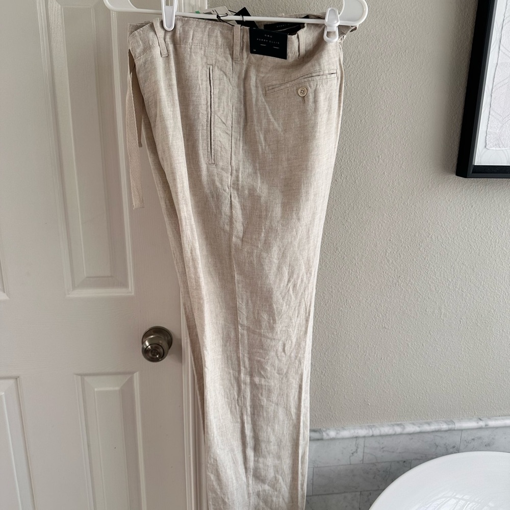 Perry Ellis Men's Dress Pants - Light Beige